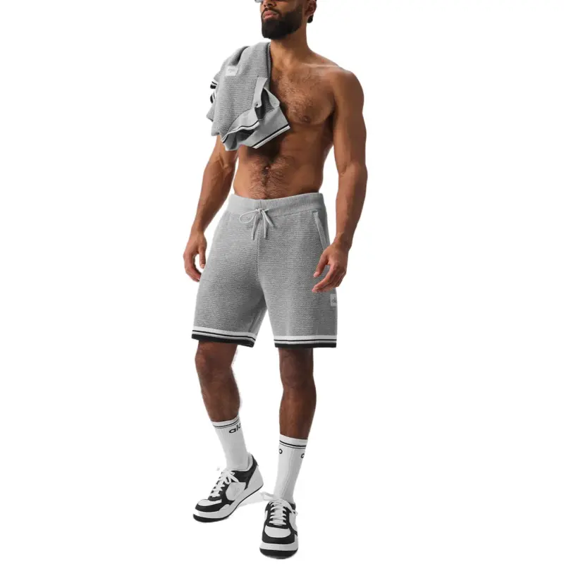Alo Yoga Sports Club Sweater Knit Casual Shorts 7' Men's-14