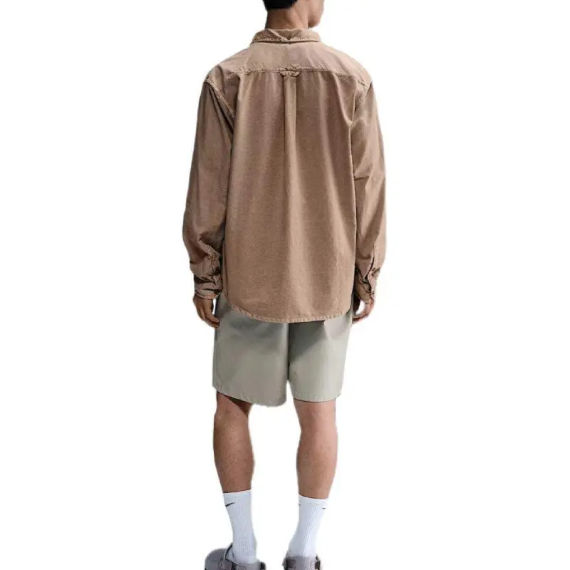 Nike Swoosh Life Shirt Men's Brown-2