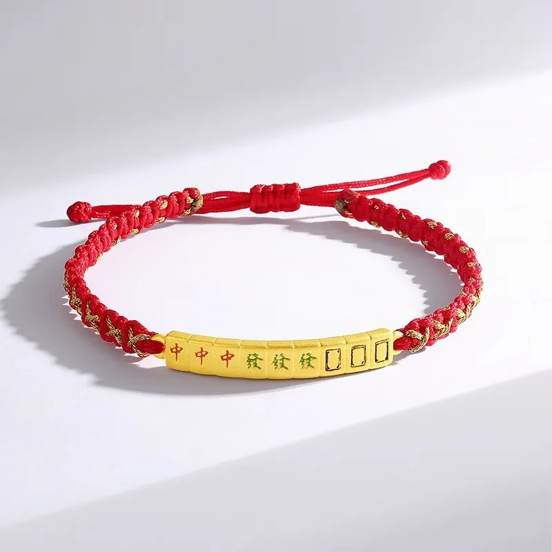 YASHENGZHUBAO Gold Bracelet Unisex-3