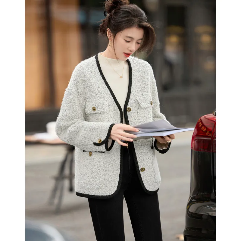 Like The Age Of Water Winter Velvet feel Coat Regular Women's-0