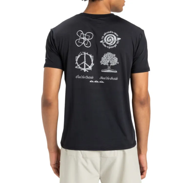 Quiksilver T Shirts Men Black-3