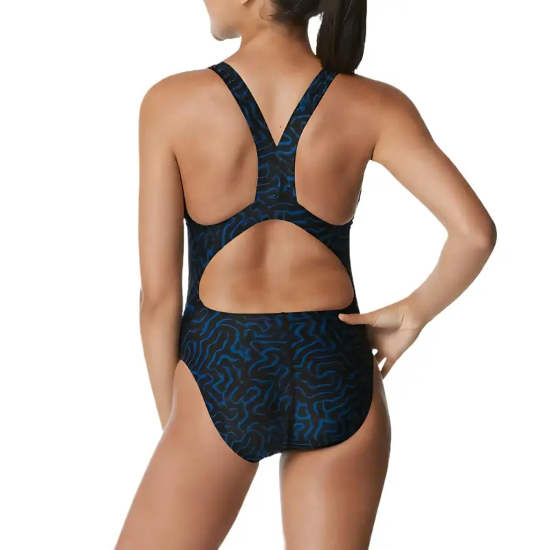 Speedo Race Maze Super Pro Back One piece Swimsuit Women's-1