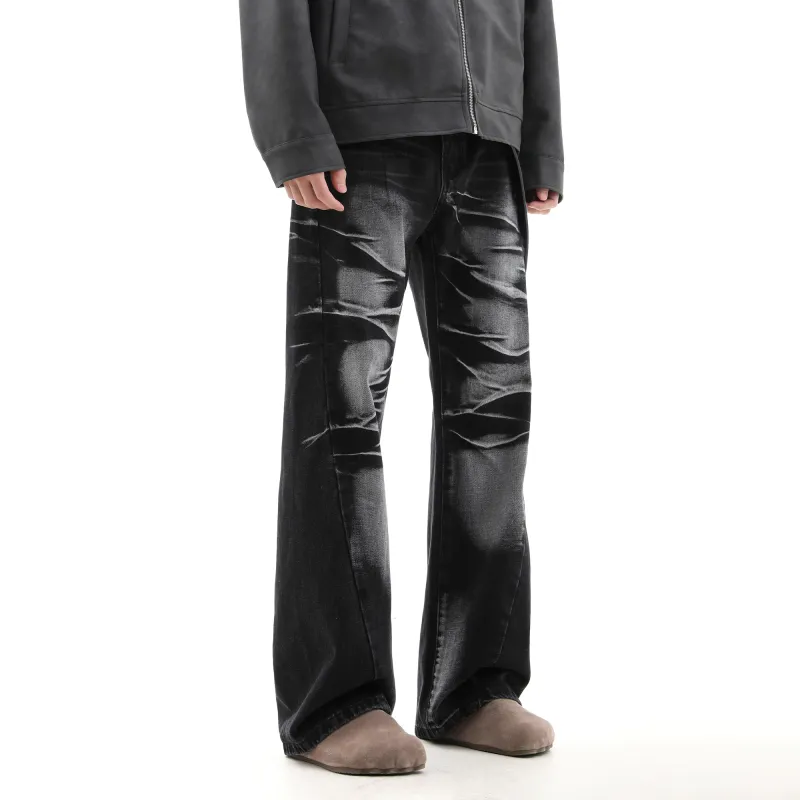 CUWU Jeans Unisex Black Gray Color-1