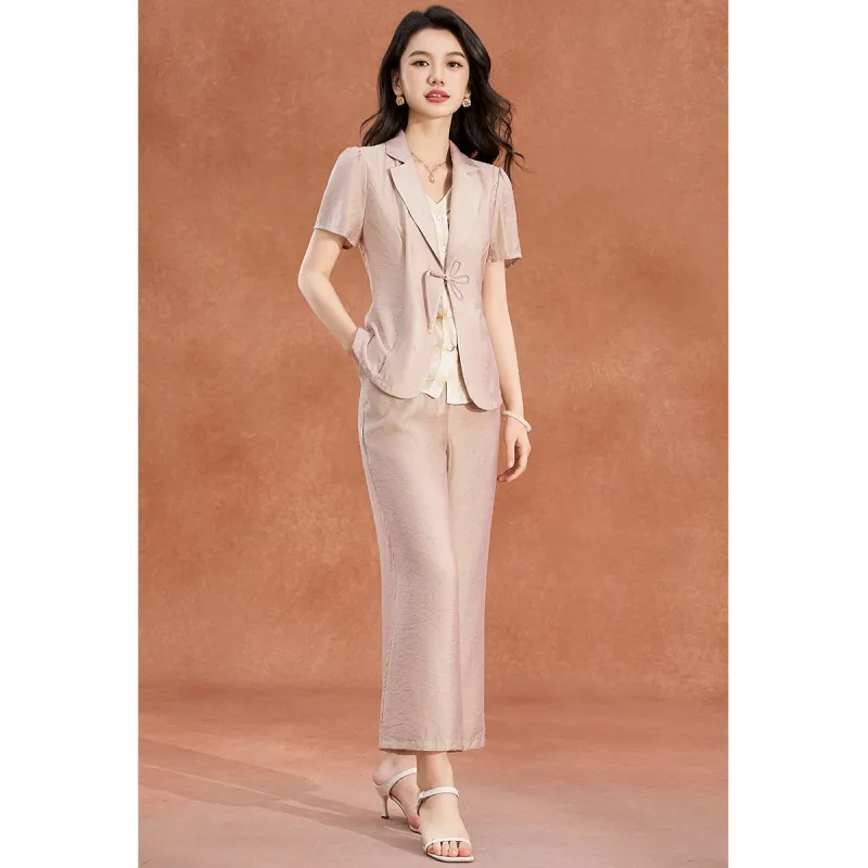 Mylan Casual Suits Women's Apricot-6