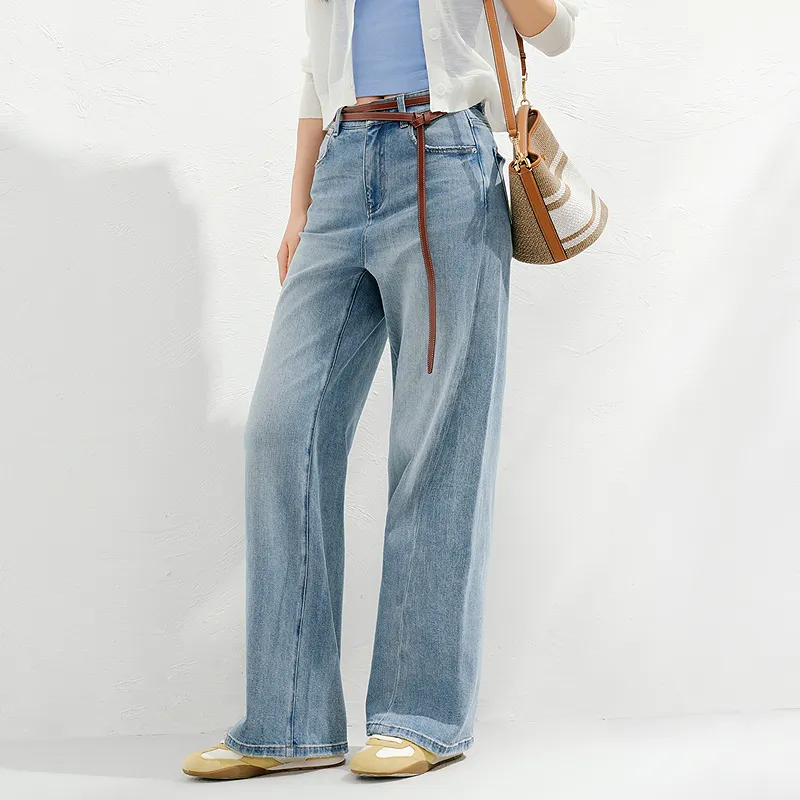 JZ. ANNAKRO Jeans Women's Light Blue-4