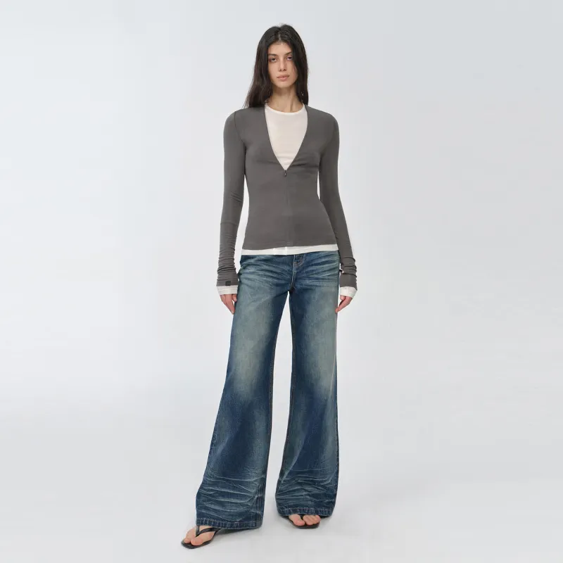 FIRELADY FUR Jeans Women's Blue-2