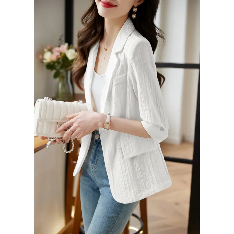 Still Quiet Cropped Coat Women's-2