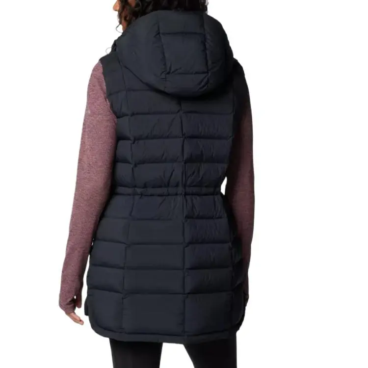 Columbia Ardenwood™ Mid Hooded Down Vest Vest Women's Black-1