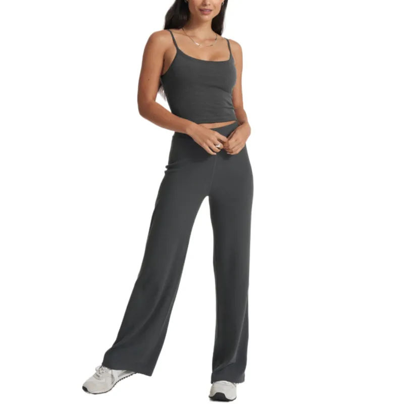 Vuori Bayview Thermal Casual Pants Women's Gray-2