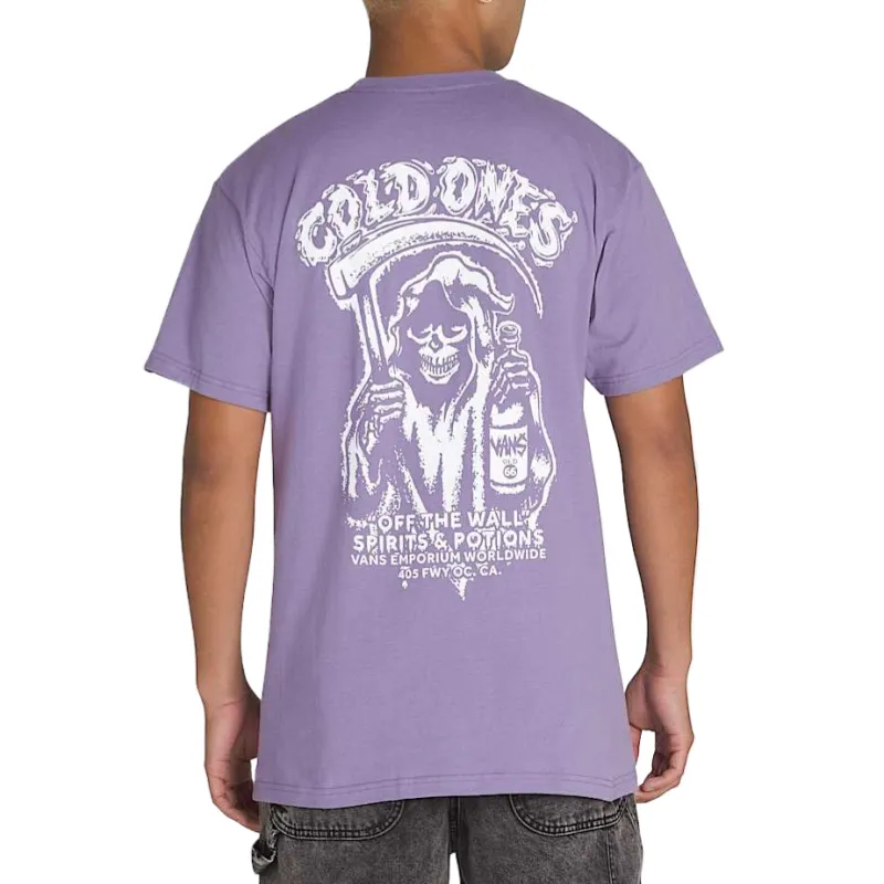 Vans Skull Reaper Spirit World T Shirt Men's Purple-2