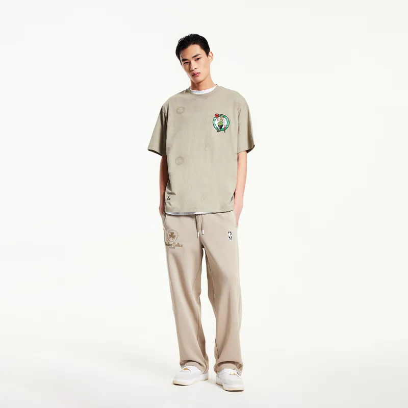 JACK JONES· x NBA JACK&JONESxNBA Short Sleeved T Shirts Men's Khaki-2
