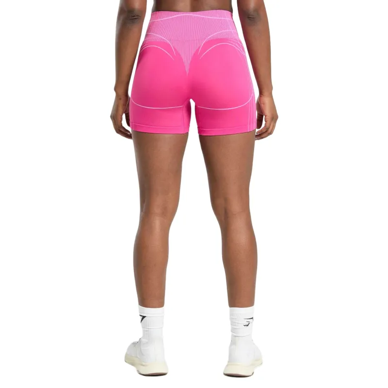 GYMSHARK Sports Shorts Women's Pink-1