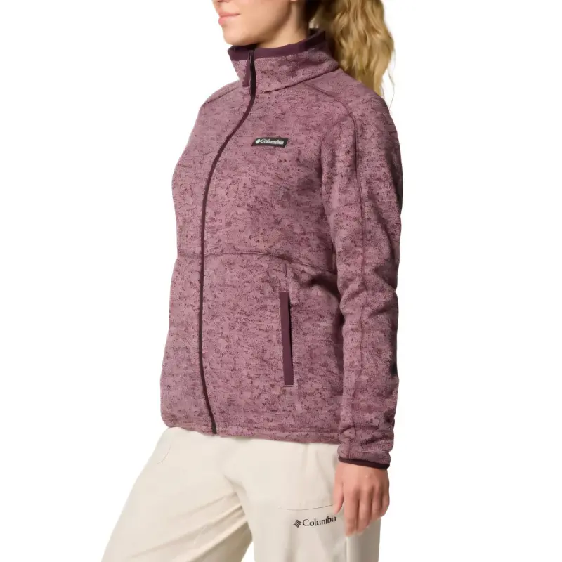 Columbia Sweater Weather Jacket Women's Coral Pink-2