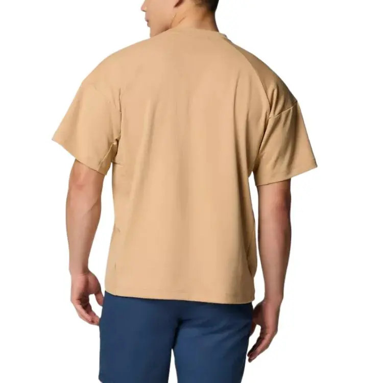 Columbia Men's Granite Point™ Knit Short Sleeve Crew T-Shirt Men's Brown-1
