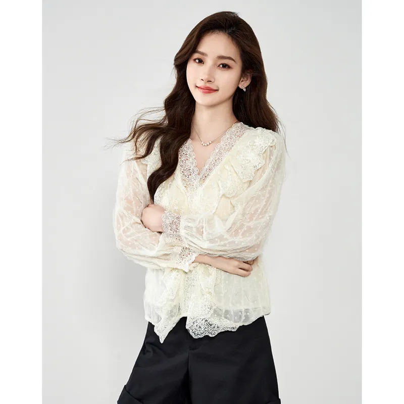 Love Elaine Shirt Women's Apricot-2