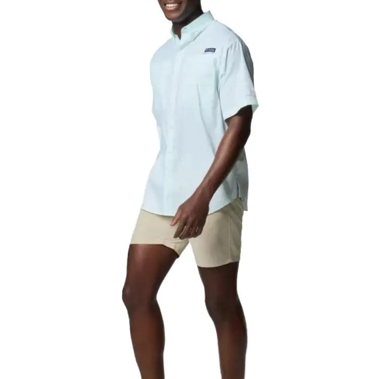 Columbia PFG Super Tamiami Shirt Men's Mint Green-3