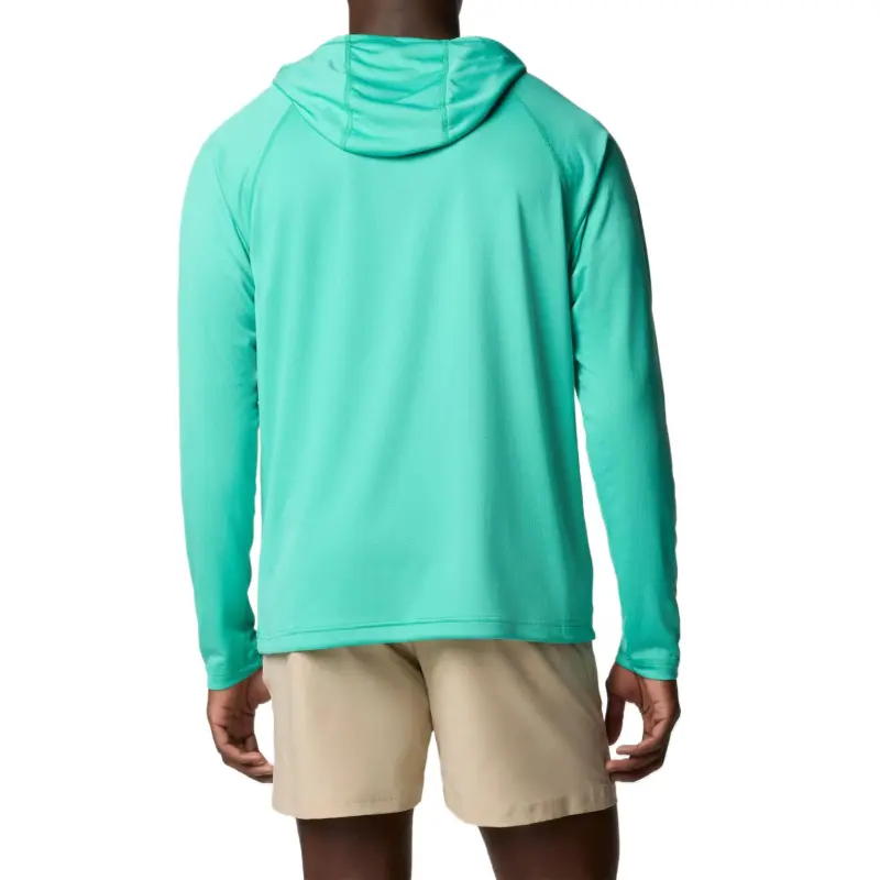 Columbia PFG Solar Stream Sweatshirt Men's Enamel Green-1