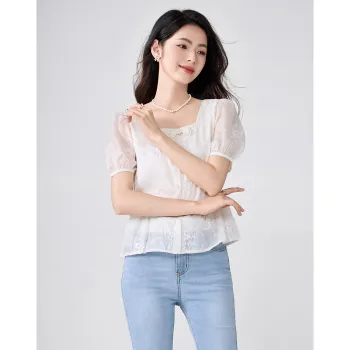 Love Elaine Shirt Women's Apricot