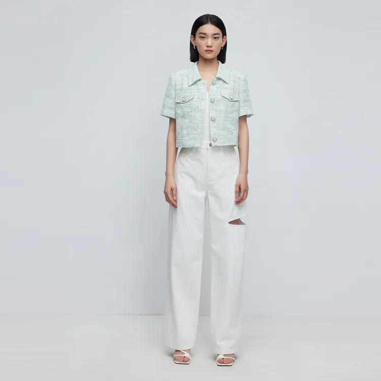 SHUIYUNJIAN Cropped Coat Women's-4
