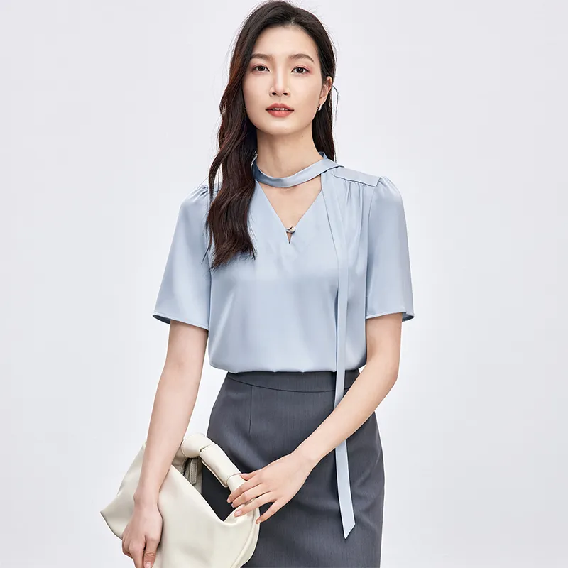 SENTUBILA Chiffon Shirt Women's-25
