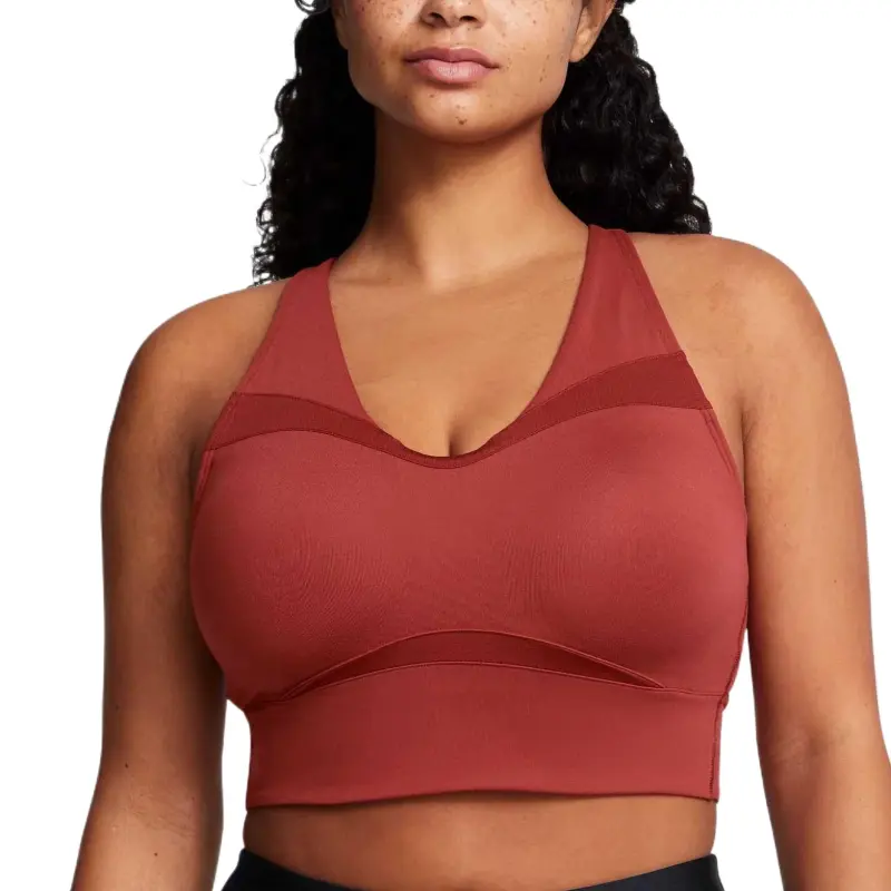 Under Armour SmartForm Evolution Mid Longline Sports Underwear Women's Red-2
