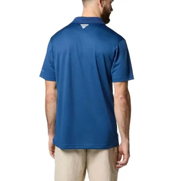 Columbia PFG Solar Stream Polo Shirt Men's Blue-1
