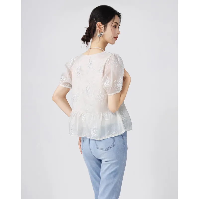 Love Elaine Shirt Women's Apricot-5
