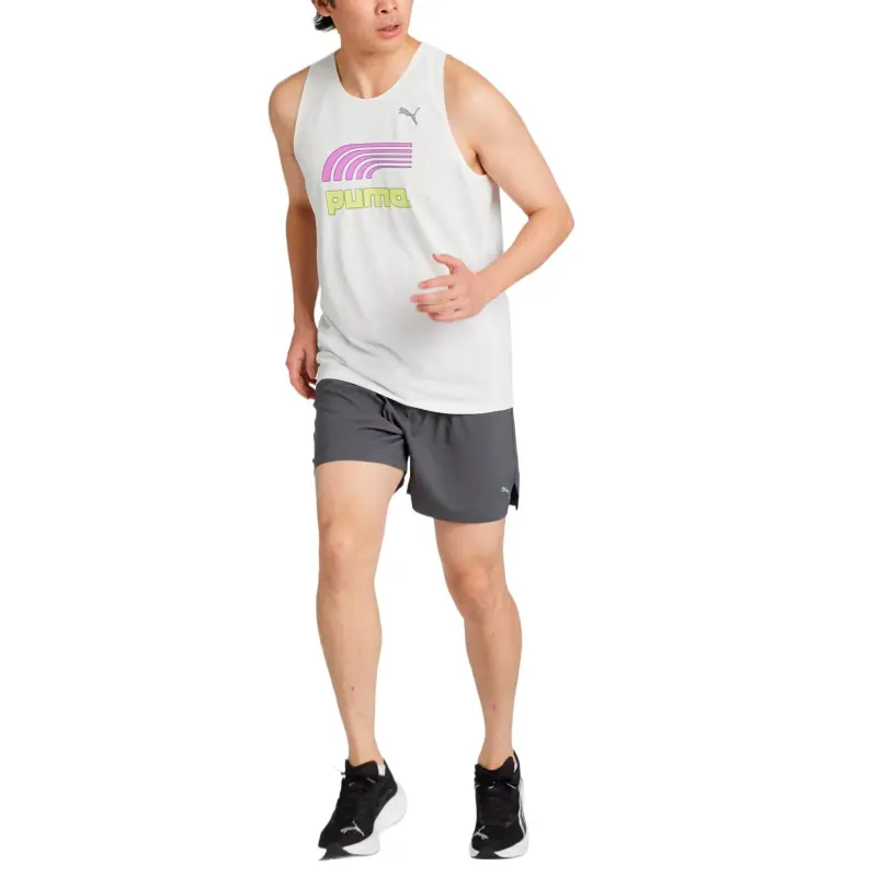 PUMA Tank Tops Men White-4