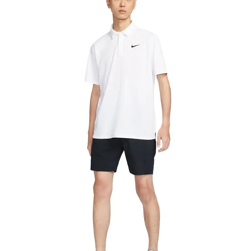 Nike Dri-FIT Tour T-Shirt Men's White/White/Black-2