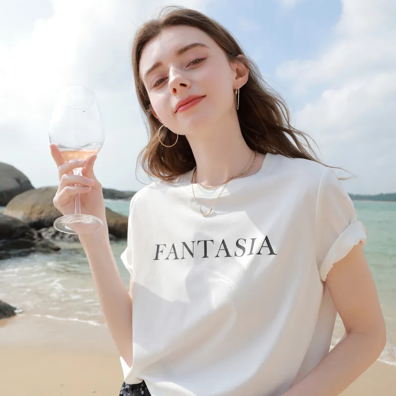 3COLOUR T Shirt Women's Pearl White-5