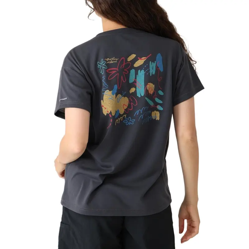 Columbia Regular T Shirt Women's Shark Gray-3