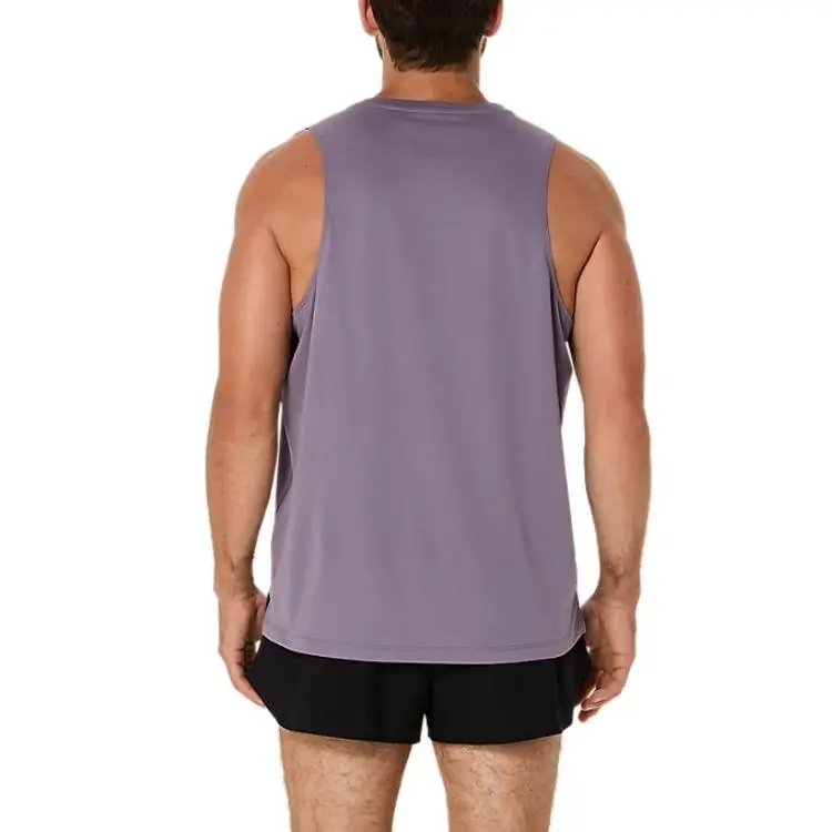 Asics SILVER Tank Tops Men's Lavender Gray-1