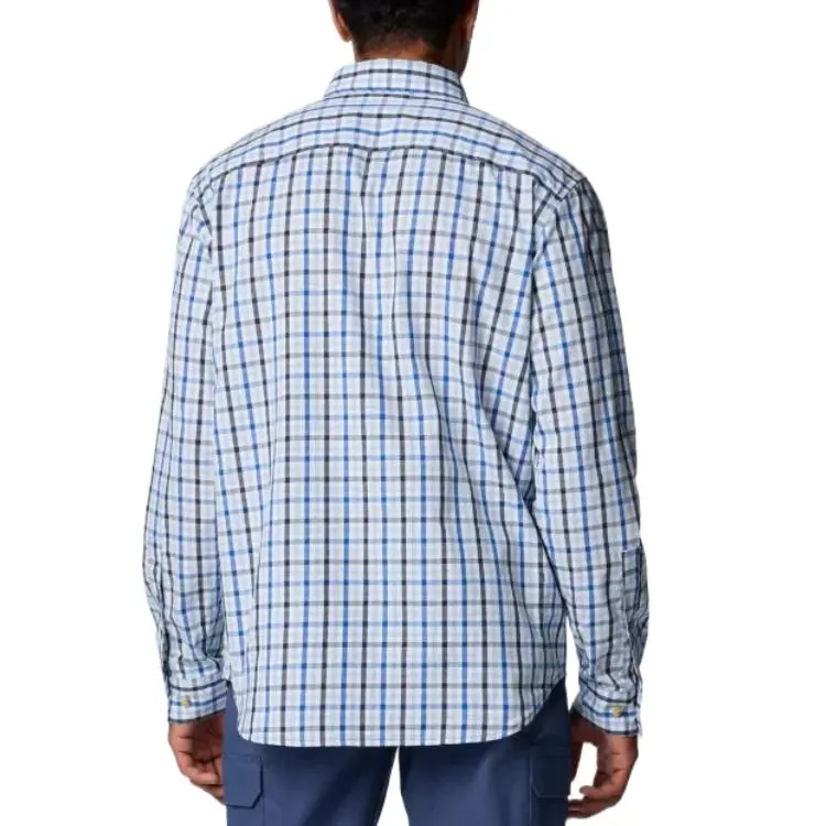 Columbia Rapid Rivers Shirt Men's Blue Everyday Fabric-1