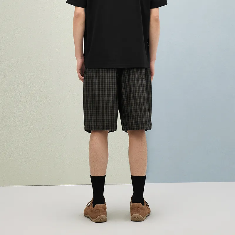 GXG Casual Shorts Men Plaid-4