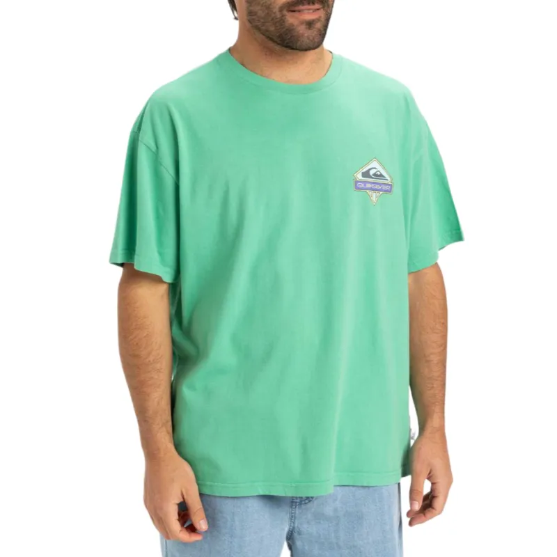 Quiksilver T Shirts Men Green-2