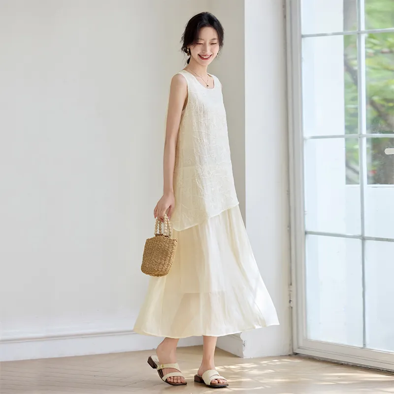 SENTUBILA Sleeveless Dress Women's-11