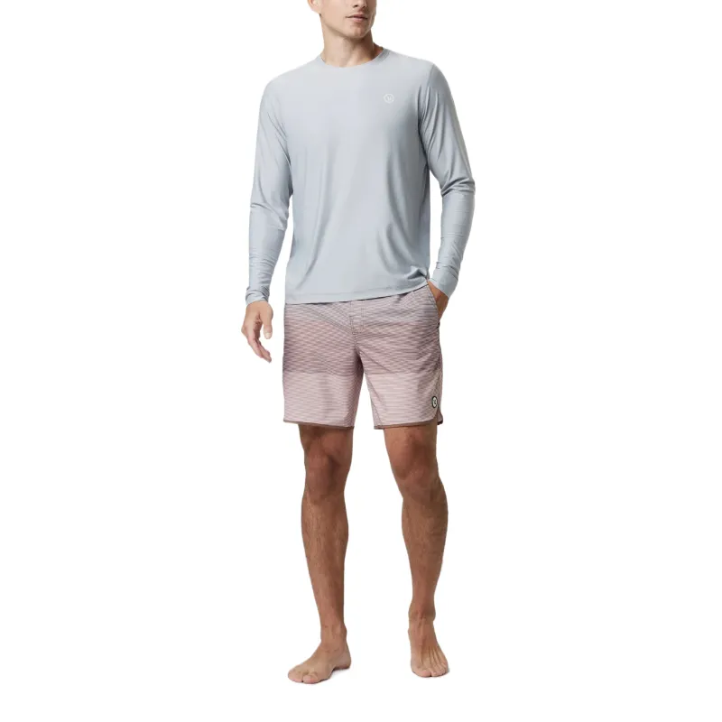 Vuori T Shirts Men Gray/PlatinumHeather-3