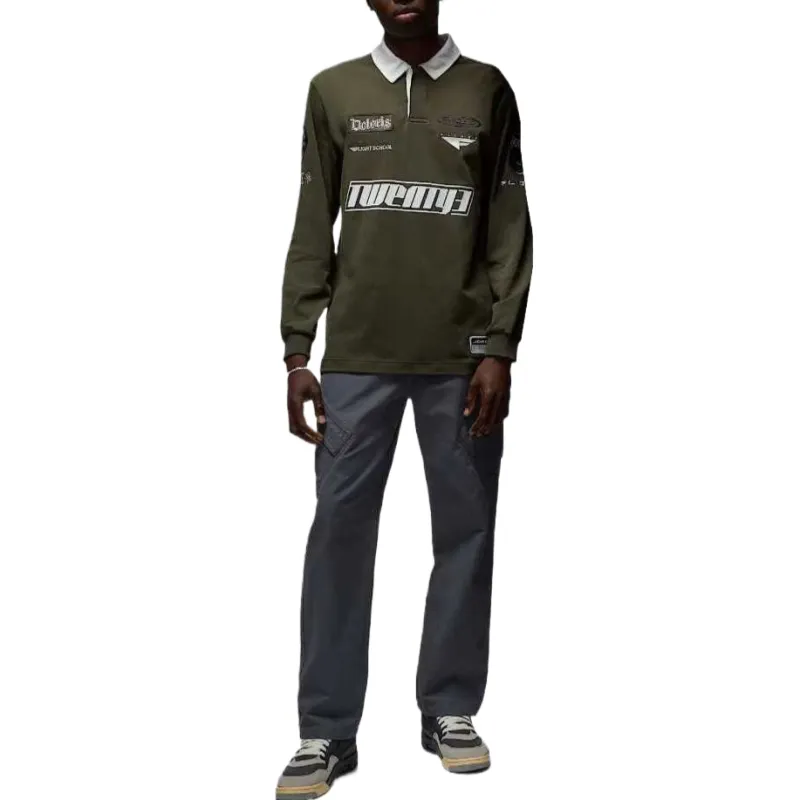 Jordan Essentials Men's Long Sleeve Rugby Top-2