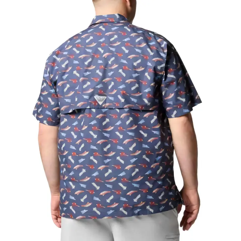 Columbia PFG Trollers Best Shirt Men's Pride In The Night Flight-1