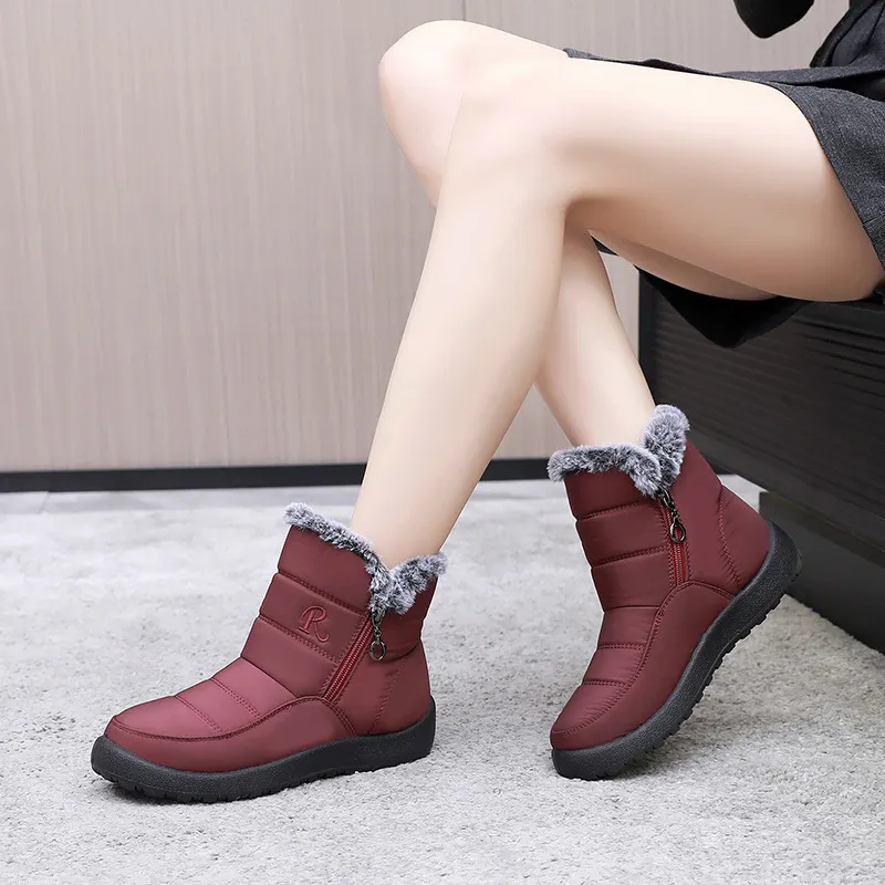 EGCHI Warm Short Snow Boots Unisex-2