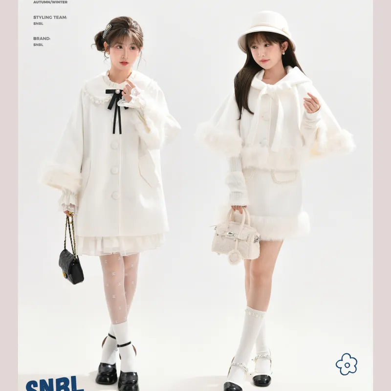 SNBL Cloaks Women's White-8