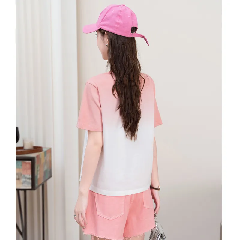 FAWENXIANGZI Summer Regular T Shirt Women's-0