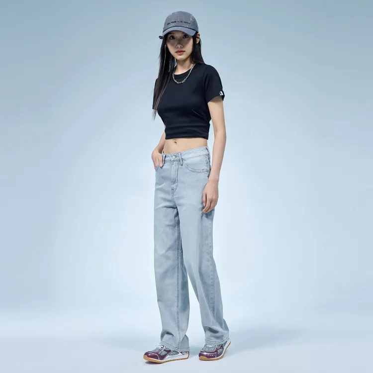 ABLE JEANS Women's Light Smoke Gray-6