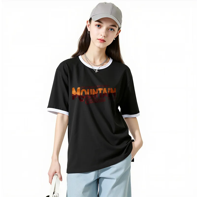 FAIRWHALE Drop Shoulder Sleeve T Shirt Women's-18
