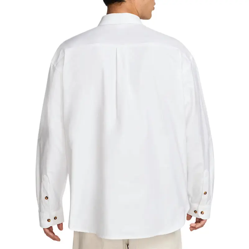 Nike Club Oxford Futura Shirt Men's White/White-1