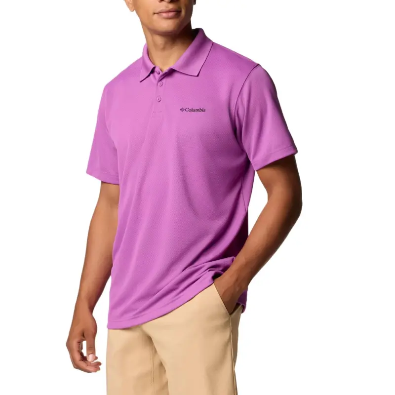 Columbia Utilizer Polo Shirt Men's Purple-2