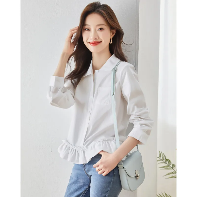 Love Elaine Shirt Women's White-1