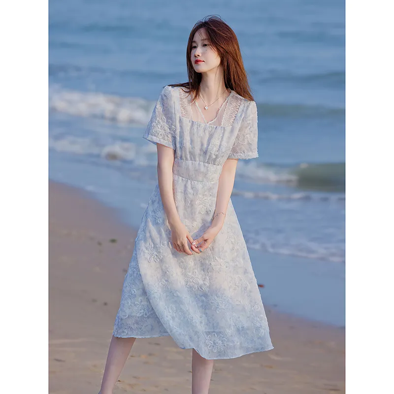 A Paradise For Awakening Short Sleeved Dress Women's-3