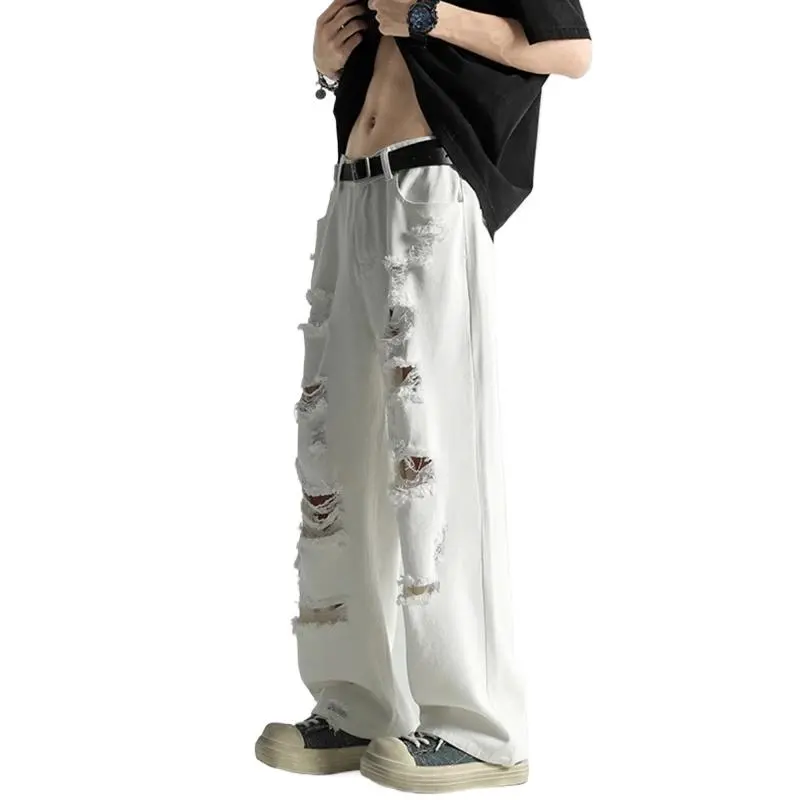 Jeep Casual Pants Men White DY-2