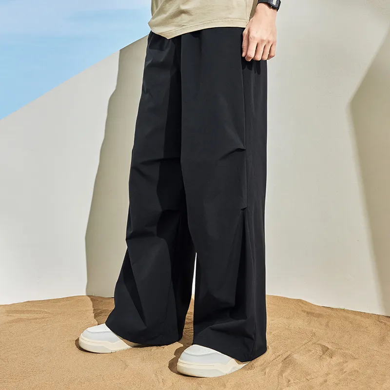 XTEP Casual Pants Unisex Jet Black-5